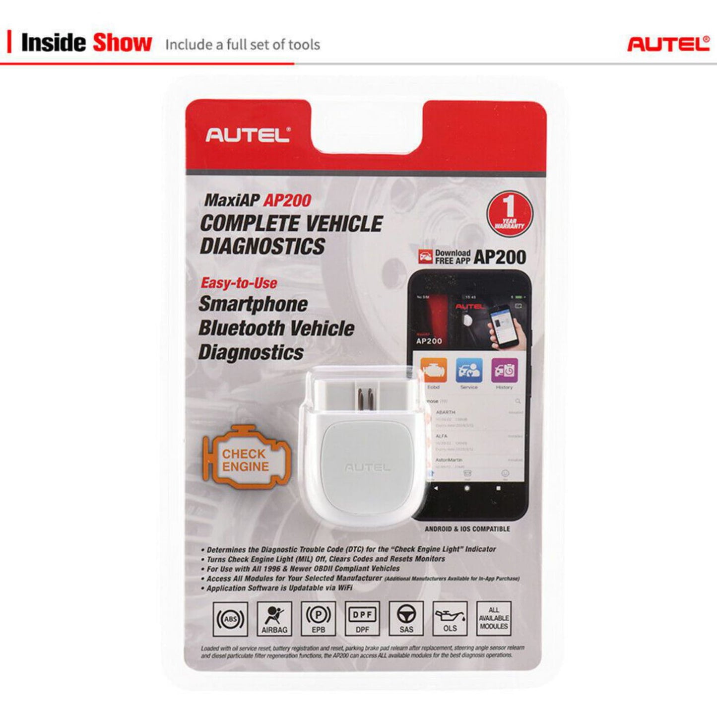 Autel AP200 MK808 OBD2